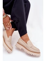 Dámské Mokasíny Na Platformě A Plochém Podpatku Big Star model 21705316 Béžové - Big Star Shoes