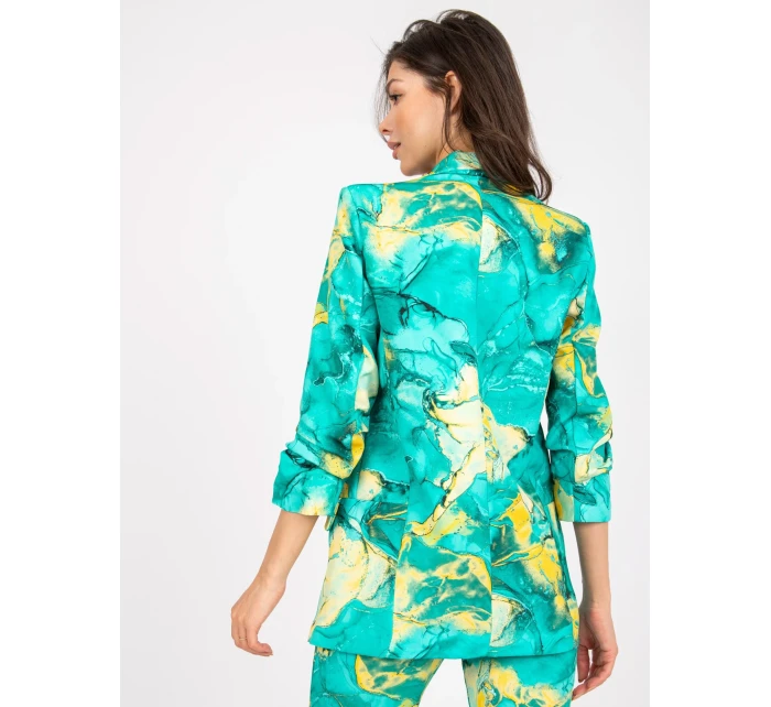 Dámské sako DHJ MA 7684A 1.22X tyrkysové