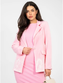 Marynarka IT MA model 22011349 jasny różowy - FPrice