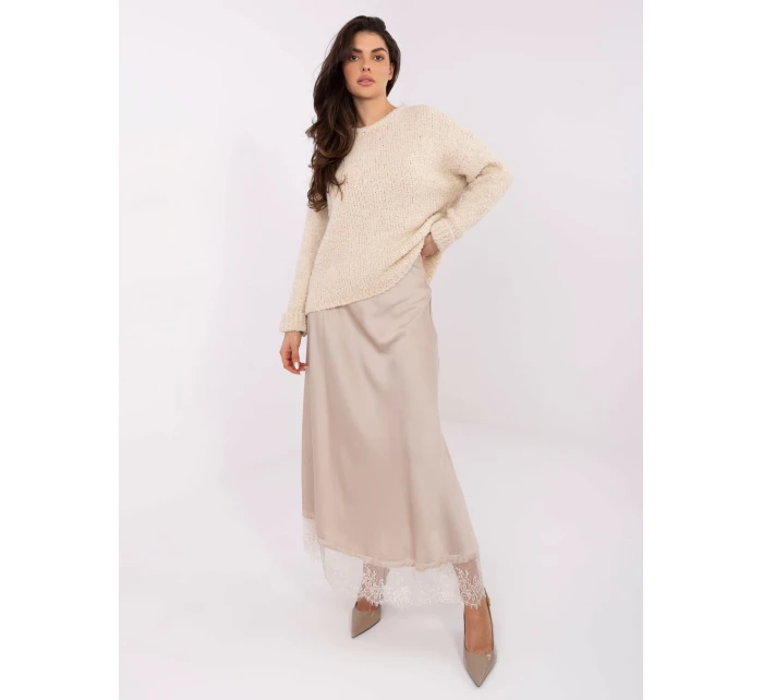 Jumper MI SW WK32601.19 světle béžový Jumper MI SW WK32601.19 světle béžový