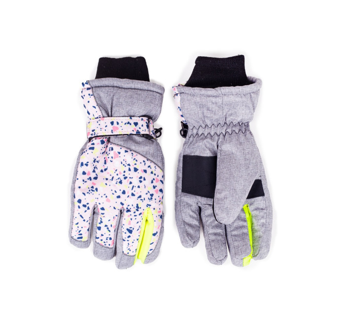 Dětské zimní lyžařské rukavice Yoclub REN-0238G-A150 Multicolour