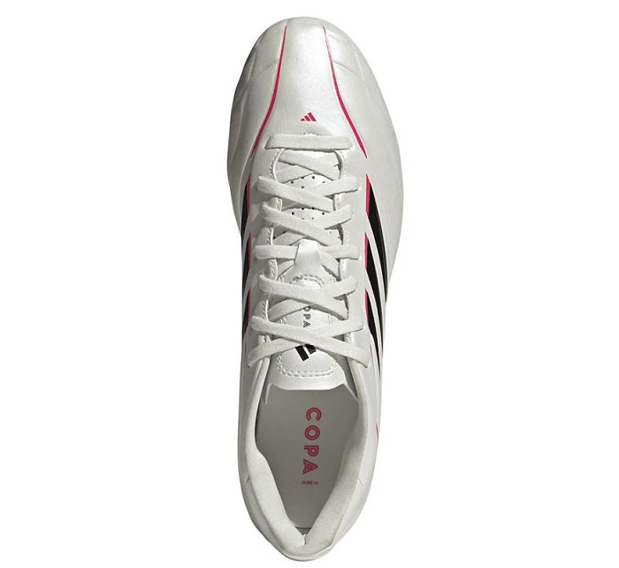 Dětské kopačky COPA PURE IV Club FG/MG JR6183 bílé - Adidas