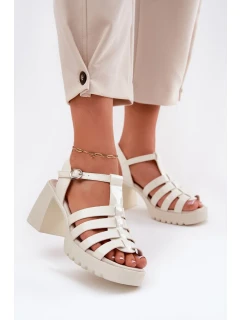 Sandály na podpatku model 212575 Step in style