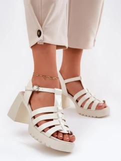 Sandály na podpatku  model 212575 Step in style