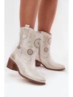 Boty na podpatku  model 222959 Step in style