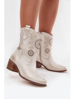 Boty na podpatku  model 222959 Step in style