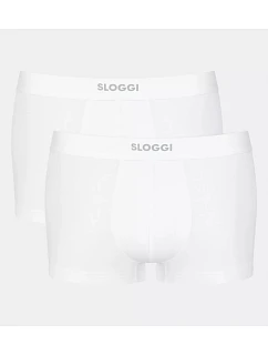Pánské boxerky EVER Ease Hipster 2P - WHITE - bílé  0003 - SLOGGI