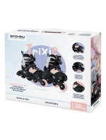 Kolečkové brusle Spokey Trixie BK/PK Jr SPK-944676 r. 31-34 Kolečkové brusle Spokey Trixie BK/PK Jr SPK-944676 r. 31-34
