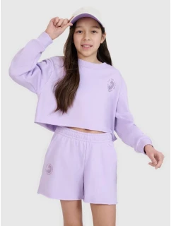 Dívčí mikina s kapucí bez svetru 4F 4FJWSS25TSWSF1504-52S