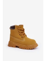 Dětské Trapery Botky Na Zip Camel model 21639884 - Boto
