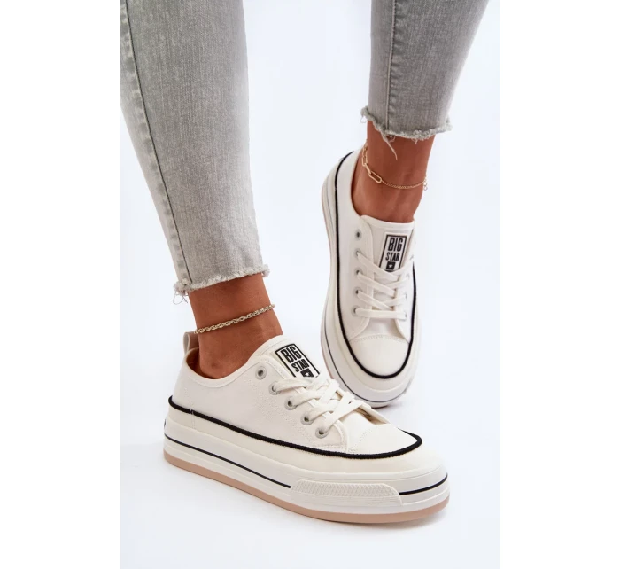 Dámské tenisky Big Star Bílé Dámské tenisky Big Star Bílé