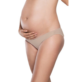Dámské těhotenské kalhotky Lux mini Tělová - Italian Fashion