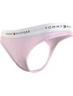 Dámská tanga LOGO WAISTBAND THONG UW0UW03835TOG světle růžová - Tommy Hilfiger Dámská tanga LOGO WAISTBAND THONG UW0UW03835TOG světle růžová - Tommy Hilfiger