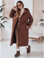 Dámská zimní bunda LIKEMIRA prošívaná hnědá FashionStreet TY4927