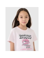 Dívčí tričko s potiskem 4F 4FJRSS25TTSHF2585-12S Dívčí tričko s potiskem 4F 4FJRSS25TTSHF2585-12S