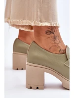 Elegantní boty s Zelená model 21612082 - Boto Elegantní boty s Zelená model 21612082 - Boto