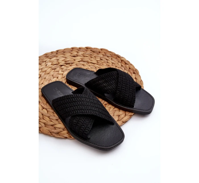 Dámské žabky Big Star model 21653856 černé - Big Star Shoes Dámské žabky Big Star model 21653856 černé - Big Star Shoes