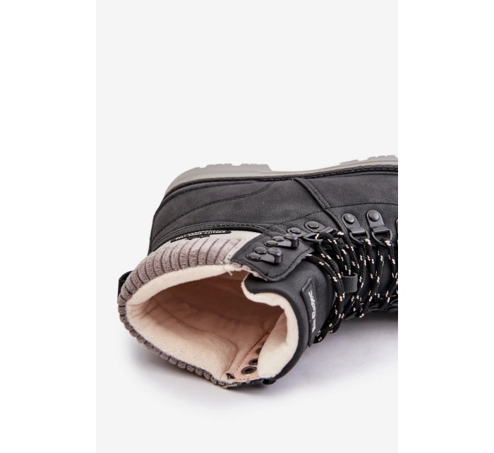 Zateplené dámské kotníkové boty černé model 21676755 - Lee Cooper Zateplené dámské kotníkové boty černé model 21676755 - Lee Cooper