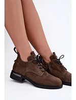 Dámské kožené boty Vinceza 89151 Khaki Dámské kožené boty Vinceza 89151 Khaki