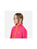 Rossignol Jr Strawpile Fleece Fz mikina růžová