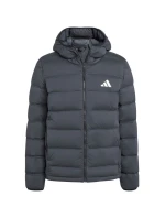 Pánská péřová bunda  Stretch Hooded Jacket Black pánské oblečení model 21948282 - ADIDAS