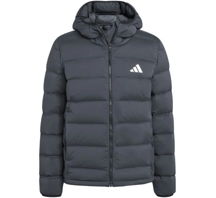 Pánská péřová bunda  Stretch Hooded Jacket Black pánské oblečení model 21948282 - ADIDAS