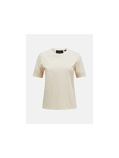 Tričko Original Small Logo Tee model 22231790 béžové - Peak Performance