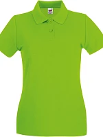 Fruit of the Loom Lady-Fit Premium Polo Dámské piqué polo 16.3030 lime