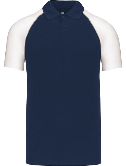 Kariban K 226 Baseballové piqué polo 20.K226 navy/light grey/white Kariban K 226 Baseballové piqué polo 20.K226 navy/light grey/white