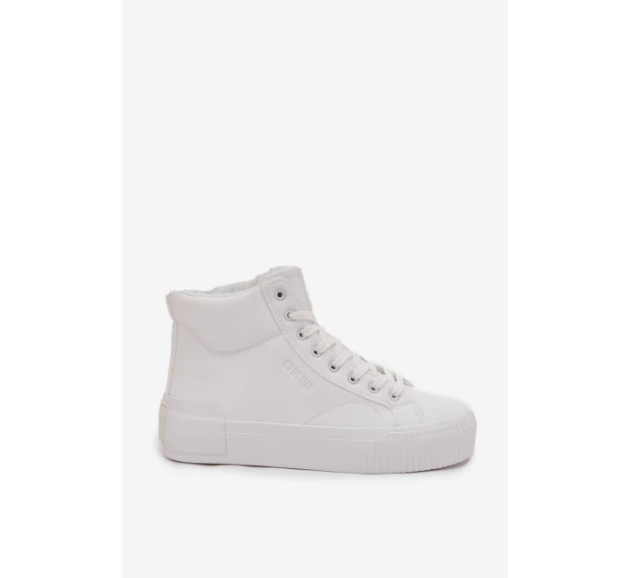 Zateplené dámské tenisky na platformě Big Star model 21705849 Bílé - Big Star Shoes Zateplené dámské tenisky na platformě Big Star model 21705849 Bílé - Big Star Shoes
