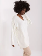 Sweter BA SW model 19341442 ecru - FPrice Sweter BA SW model 19341442 ecru - FPrice