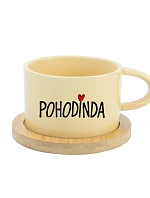 POHODINDA - žlutý hrníček makronka 200 ml