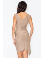 Dámské šaty Beatrice model 18611621 Mocca - Figl