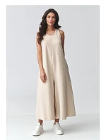 Dámský Overal model 225672 Makadamia Dámský Overal model 225672 Makadamia