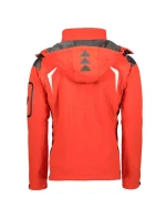 Geographical Norway pánská sportovní bunda Techno MEN 056 BS3 s nastavitelnou kapucí nepromokavá červená (WU1060H/GN) pánské