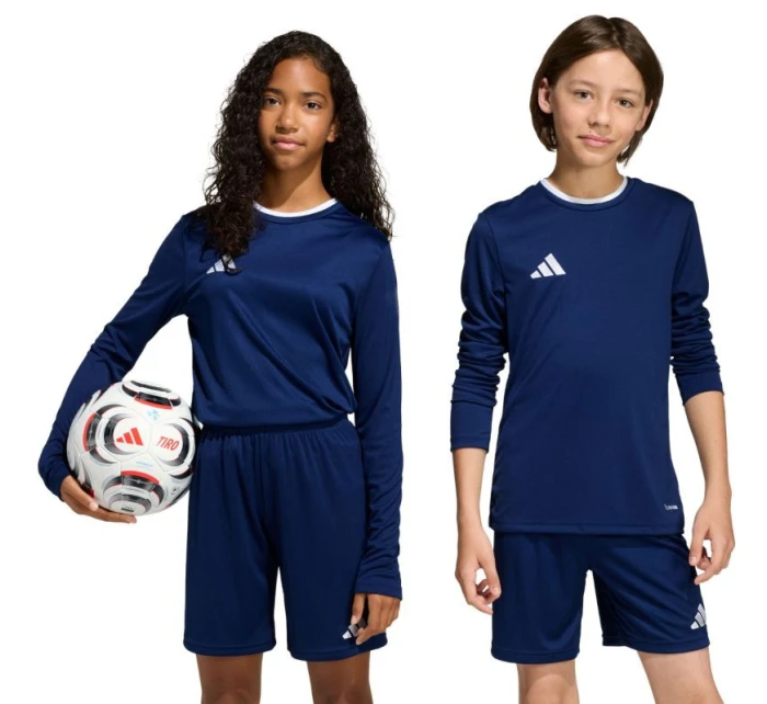 Dětský dres Entrada 26 s dlouhým rukávem tmavě modrý model 21934112 - ADIDAS