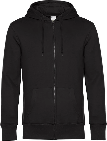 B&C KING Zipped Hood_° Pánská mikina s kapucí 01.U03K black pure B&C KING Zipped Hood_° Pánská mikina s kapucí 01.U03K black pure