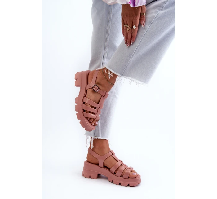 Dámské Sandály  Špinavě Růžové model 21661728 - Zaxy