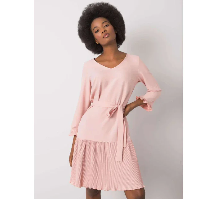 Šaty LK SK 507733.80P tmavě růžová