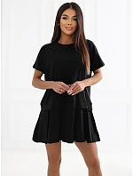 Sukienka RV SK model 22084174 czarny - FPrice Sukienka RV SK model 22084174 czarny - FPrice