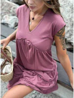 Sukienka TW SK model 18799014 ciemny różowy - FPrice Sukienka TW SK model 18799014 ciemny różowy - FPrice