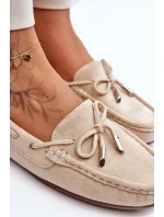 Dámské semišové mokasíny béžové Si Passione Dámské semišové mokasíny béžové Si Passione