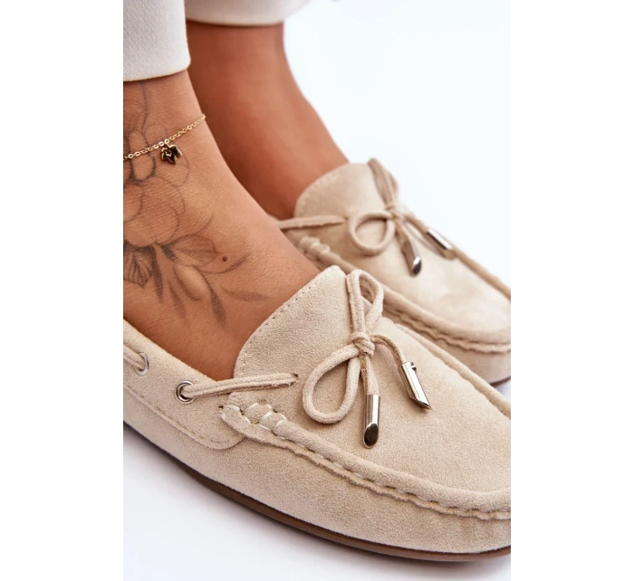 Dámské semišové mokasíny béžové Si Passione Dámské semišové mokasíny béžové Si Passione