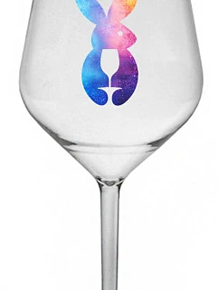 ZAJÍČEK - čirá nerozbitná sklenice na víno 470 ml
