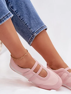 Sportovní dámské baleríny růžové - Farvessa
