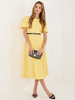 Dámské šaty MI SK A2328.91 žluté - New Collection