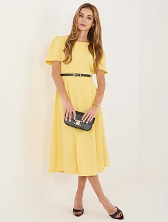Dámské šaty MI SK A2328.91 žluté - New Collection