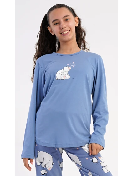 Dětské pyžamo dlouhé Méďa a model 21417060 - Vienetta Kids