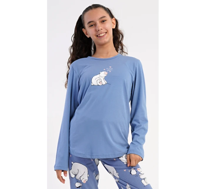 Dětské pyžamo dlouhé Méďa a model 21417060 - Vienetta Kids