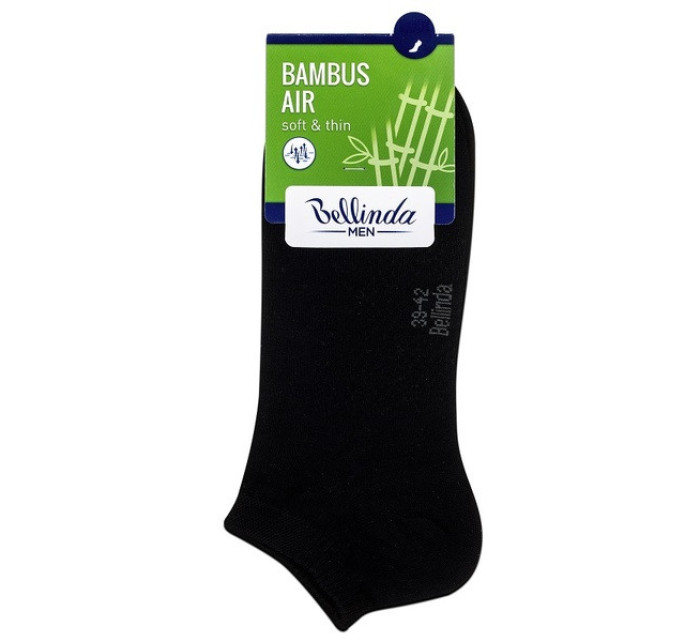 Krátké pánské bambusové ponožky BAMBUS AIR IN-SHOE SOCKS - BELLINDA - černá